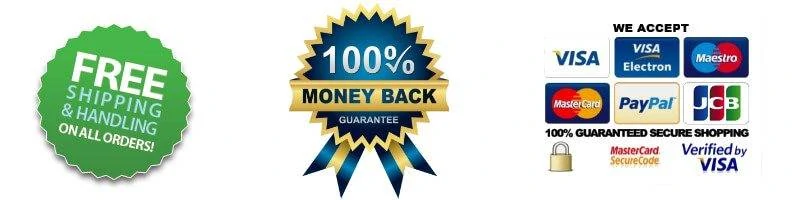 Free shipping Money Back Guarantee